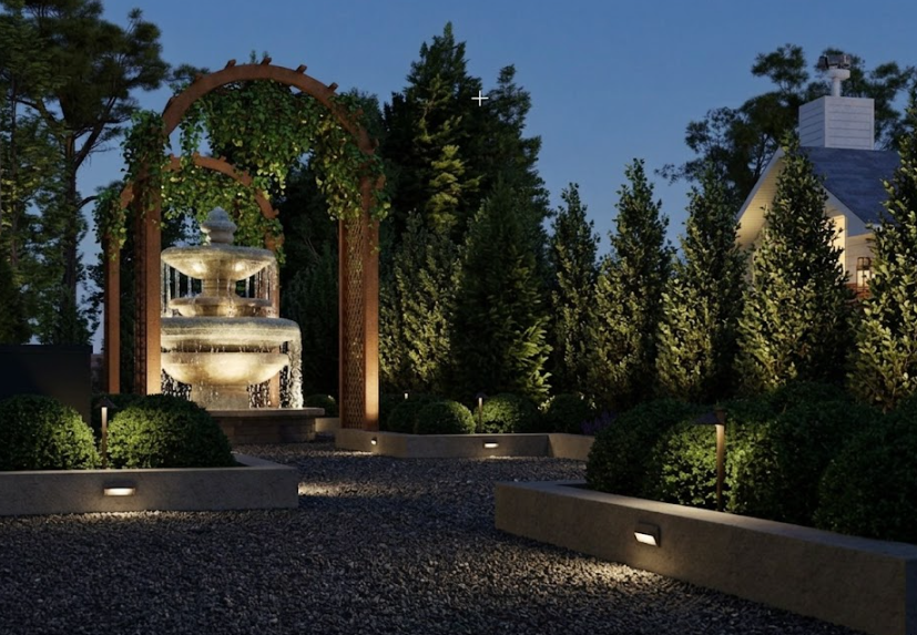 Landscape design planning screen