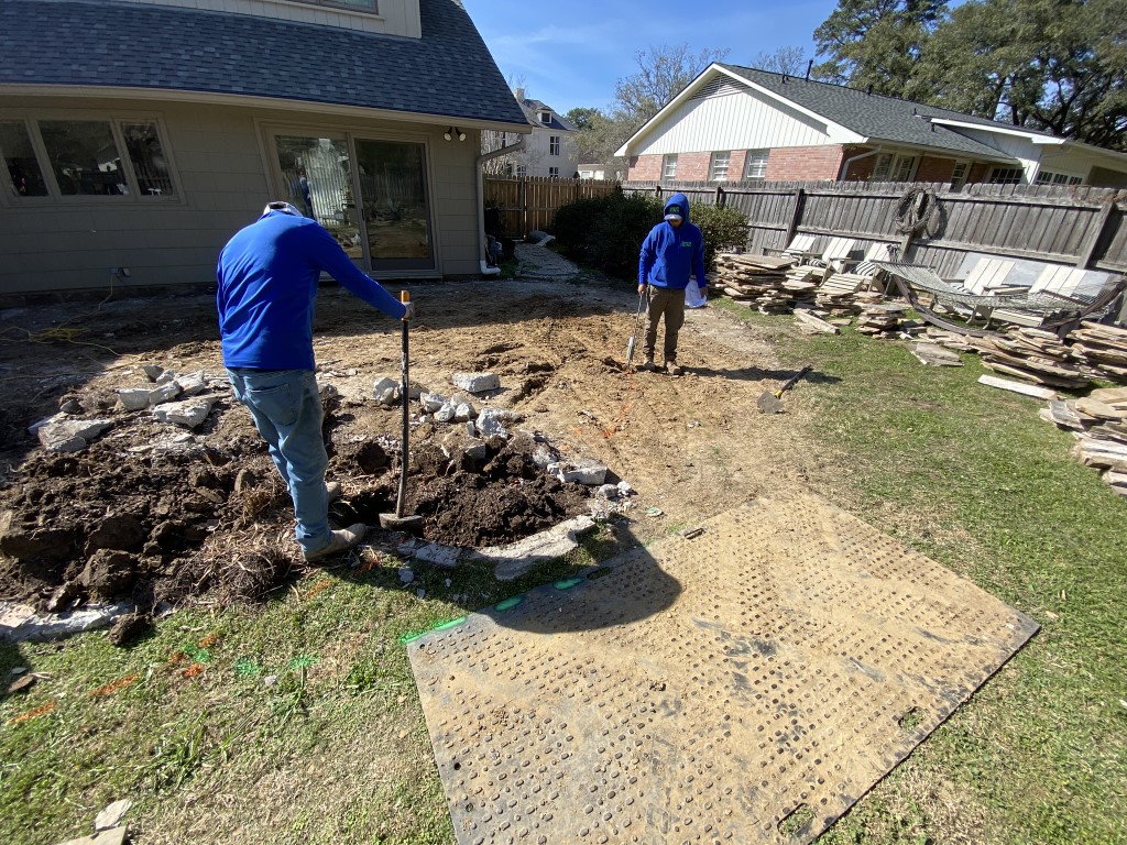 Drainage system installation