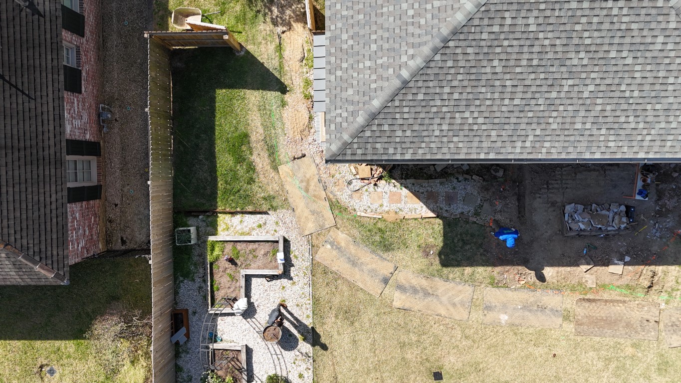 Drainage trench work